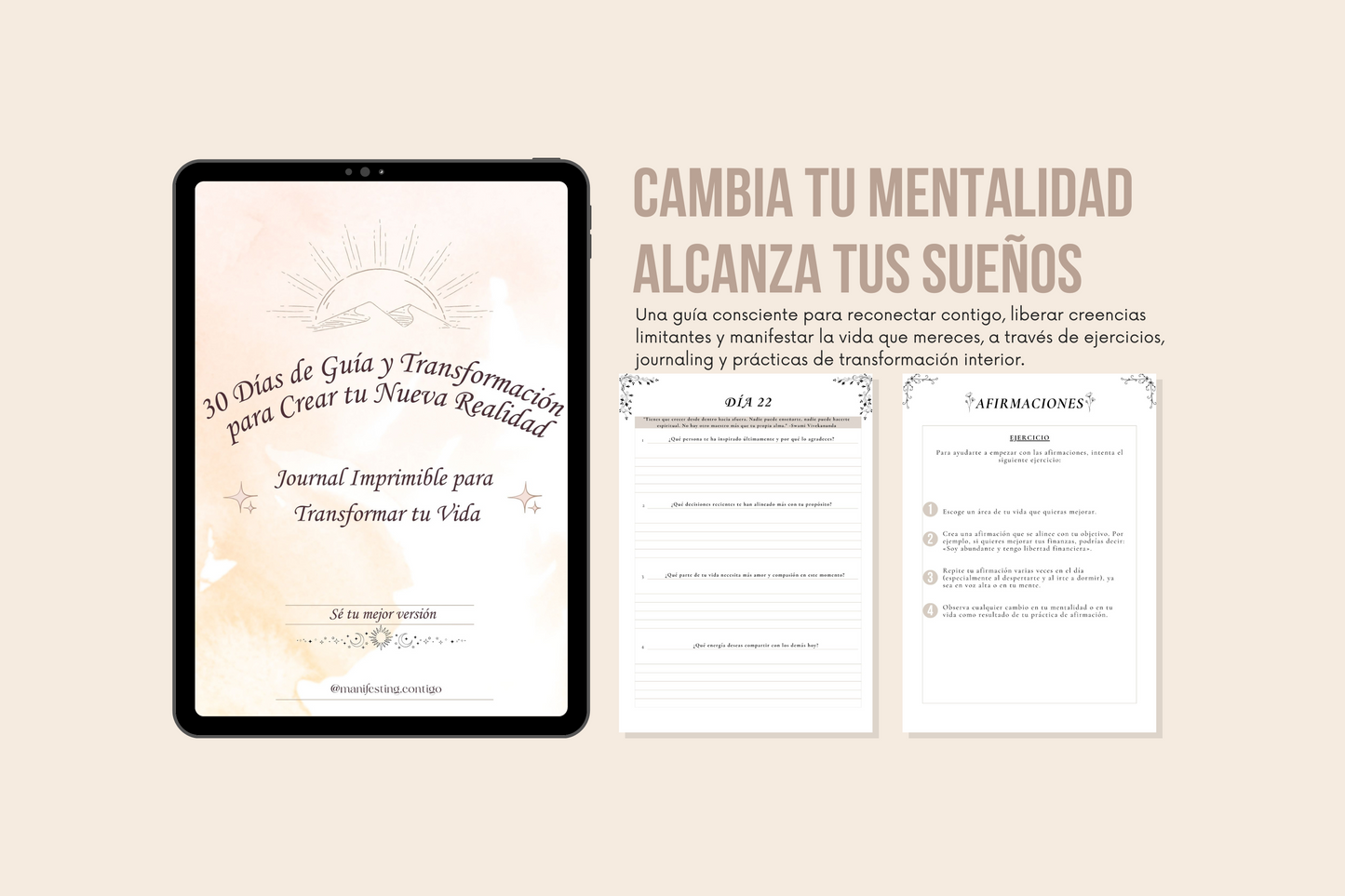 30 Días de Prompts Guiados - Diario para imprimir