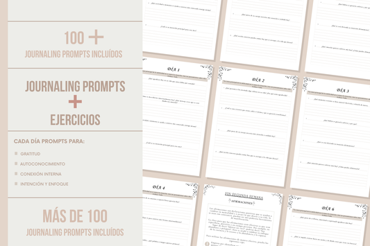 30 Días de Prompts Guiados - Diario para imprimir